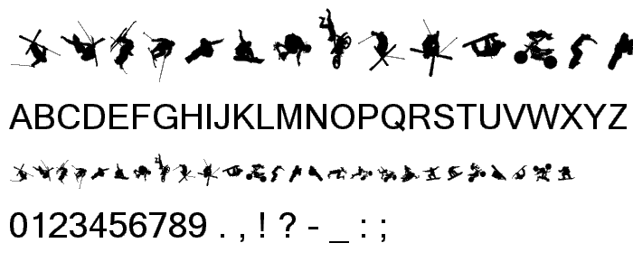 freestyle pictos font